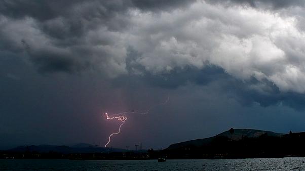 Ισχυρή καταιγίδα στη βόρεια Εύβοια-Εικόνα από ραντάρ