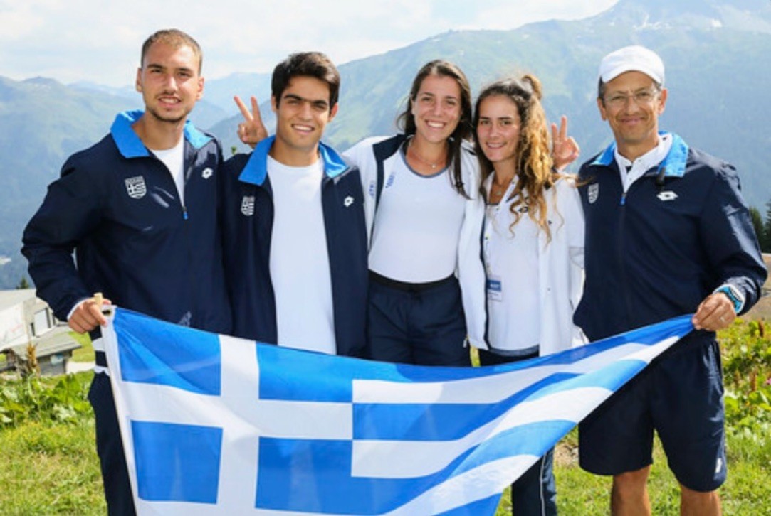 O χαλκιδέος Α. Ρουμπής στο Πανευρωπαϊκό Πρωτάθλημα Τένις Νέων στην Ελβετία