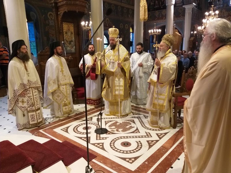 Με λαμπρότητα πανηγύρισε ο Μητροπολιτικός Ι.Ν του Αγίου Δημητρίου Χαλκίδος