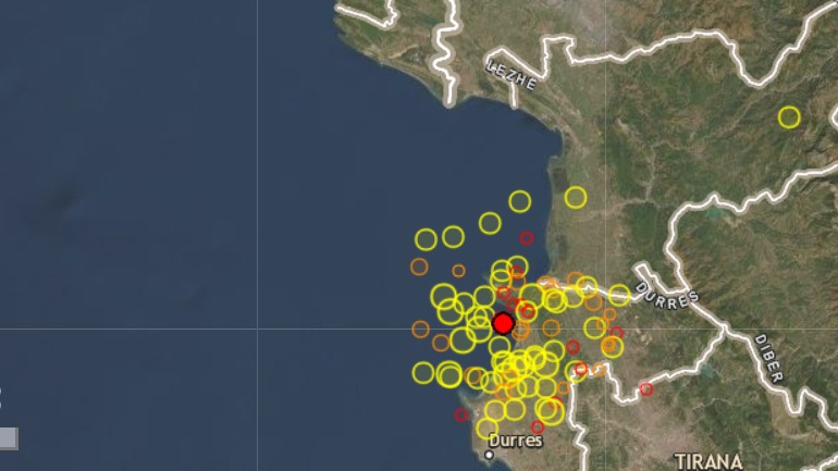 Σεισμός 4,2 Ρίχτερ κοντά στα Τίρανα