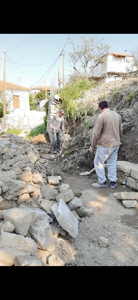 Συνεχίζει την αποκατάσταση των ζημιών από την πρόσφατη κακοκαιρία ο Πρόεδρος της Κοινότητας Πύργου