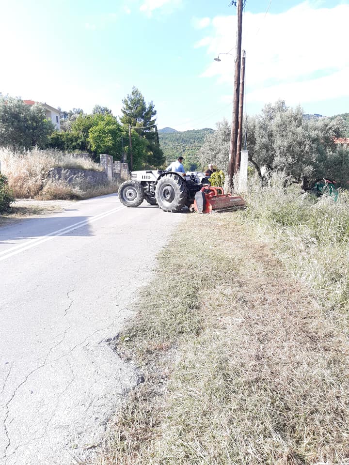 Εργασιών συνέχεια και σήμερα Κυριακή στην Κοινότητα Πύργου [photos]