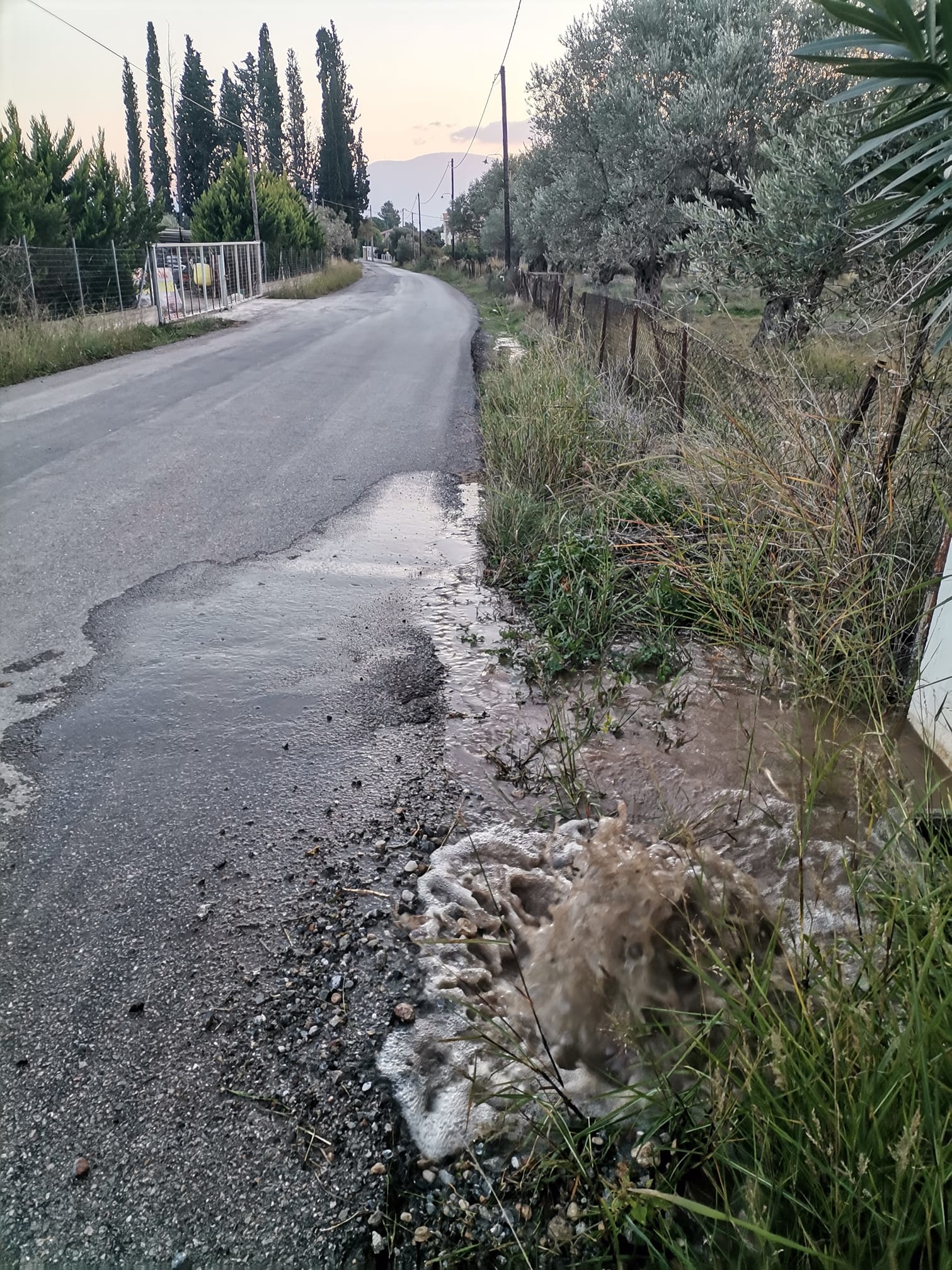 Εύβοια Πολιτικά: Σοβαρή βλάβη στο δίκτυο ύδρευσης