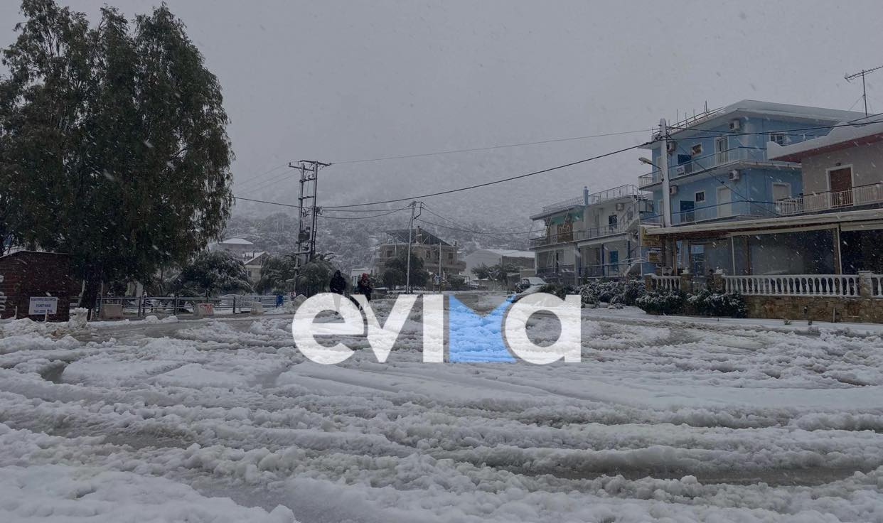 Καιρός: Προσοχή! Διαδοχικές κακοκαιρίες και ψυχρές εισβολές φέρνουν χιόνια στην Εύβοια