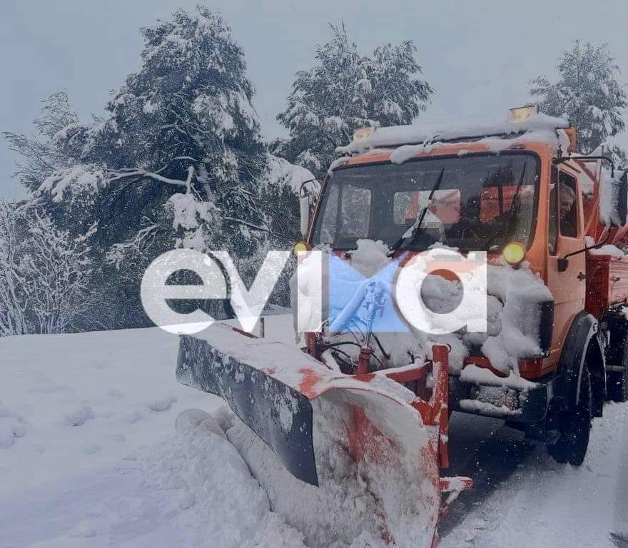 Κακοκαιρία Μπάρμπαρα: Η Βόρεια Εύβοια εκπέμπει SOS – Δύσκολη η πρόσβαση για τα φορτηγά του ΔΕΔΔΗΕ