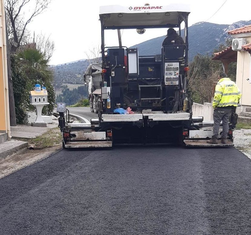 Εύβοια: Που έπεσε άσφαλτος στο Δήμο Κύμης Αλιβερίου (pics)