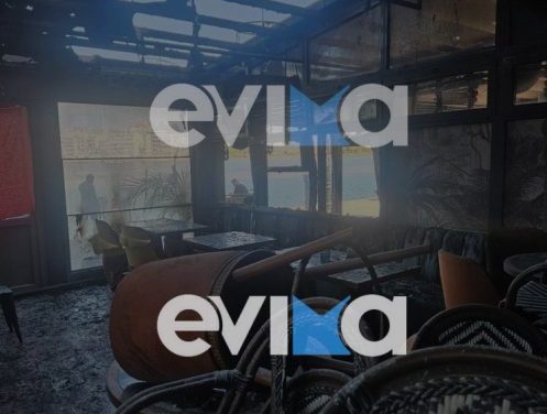 Εύβοια: Ολική καταστροφή στο μαγαζί που τυλίχθηκε στις φλόγες μετά τη νίκη του Ολυμπιακού