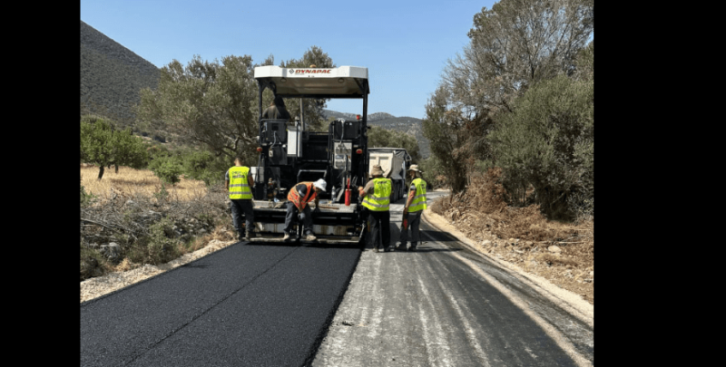 Eύβοια όπως… έργα: Σε ποια περιοχή έγινε ασφαλτόστρωση 2 χιλιομέτρων