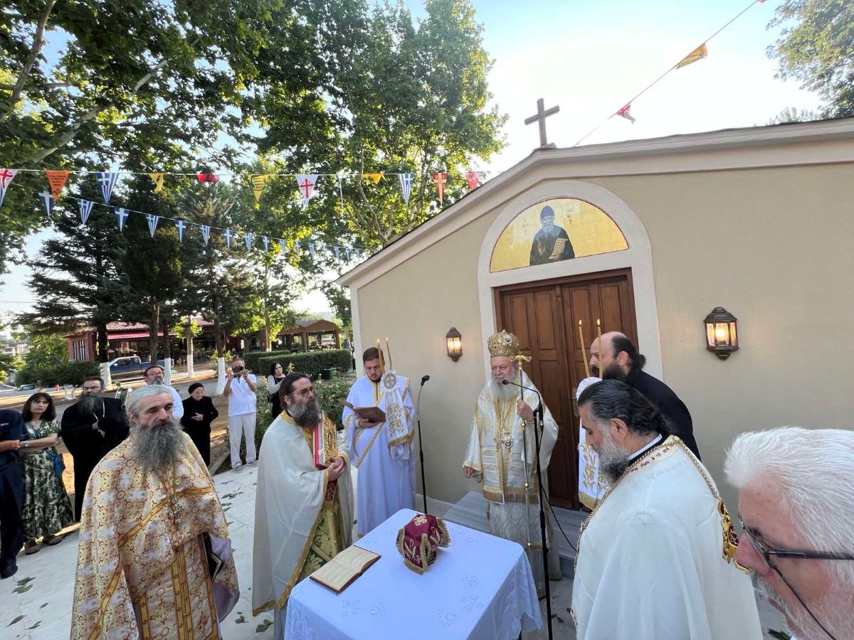 Αυτός είναι ο νέος ναός του Αγίου Παϊσίου στην Εύβοια – Πλήθος κόσμου στα εγκαίνια