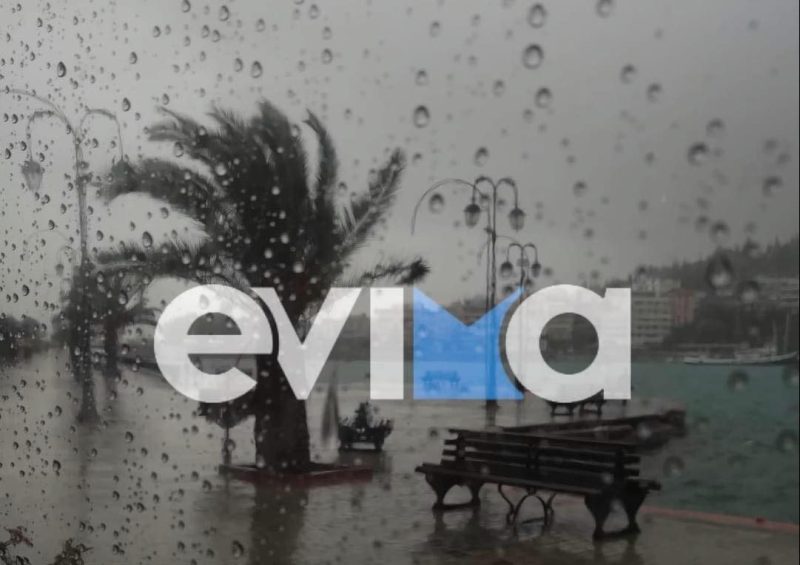 Εύβοια: «Χειμωνιάτικος» καιρός – Καταιγίδες, κεραυνοί και χαλάζι