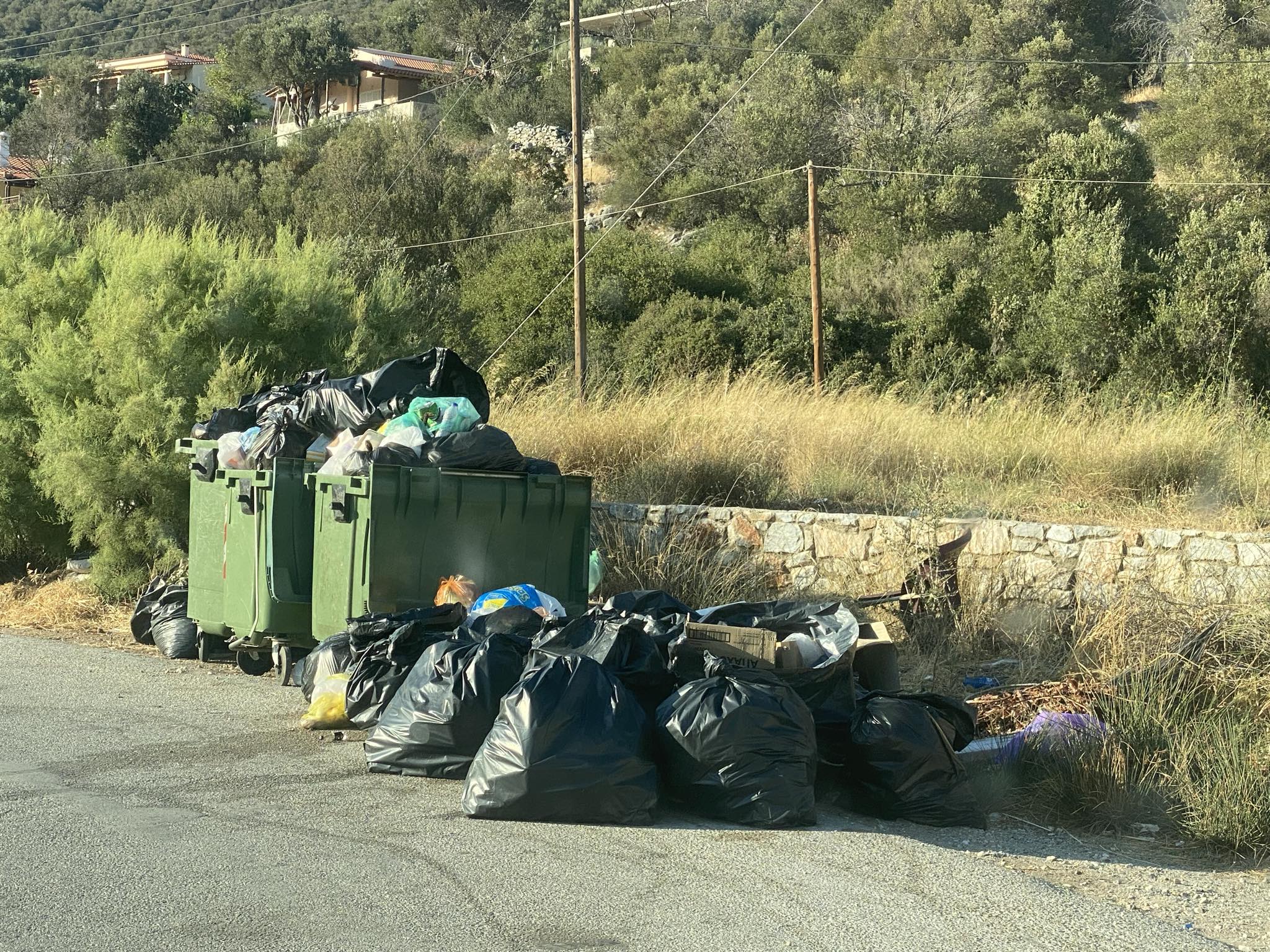 Τουριστική περιοχή της Εύβοιας «πνίγεται» στα σκουπίδια – Αδιανόητες εικόνες