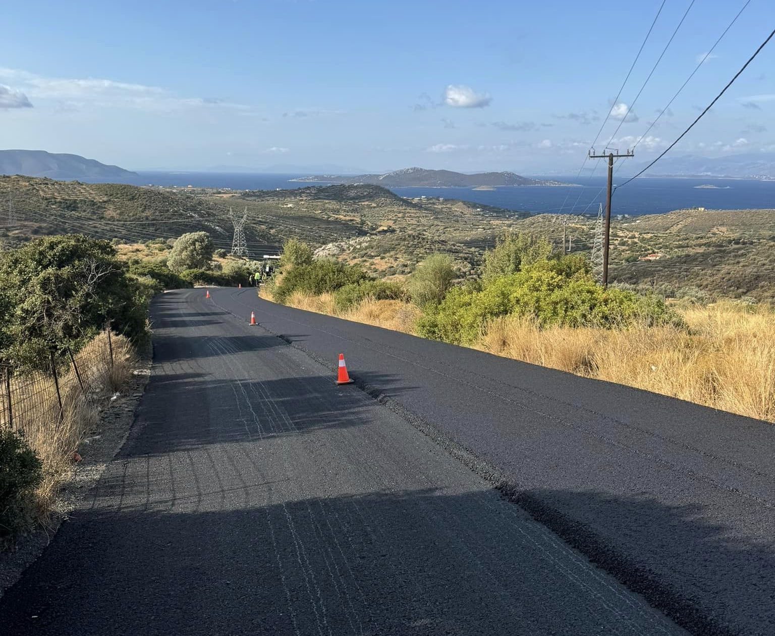 Εύβοια: Δεν σταμάτησαν τα έργα ούτε με την κακοκαιρία