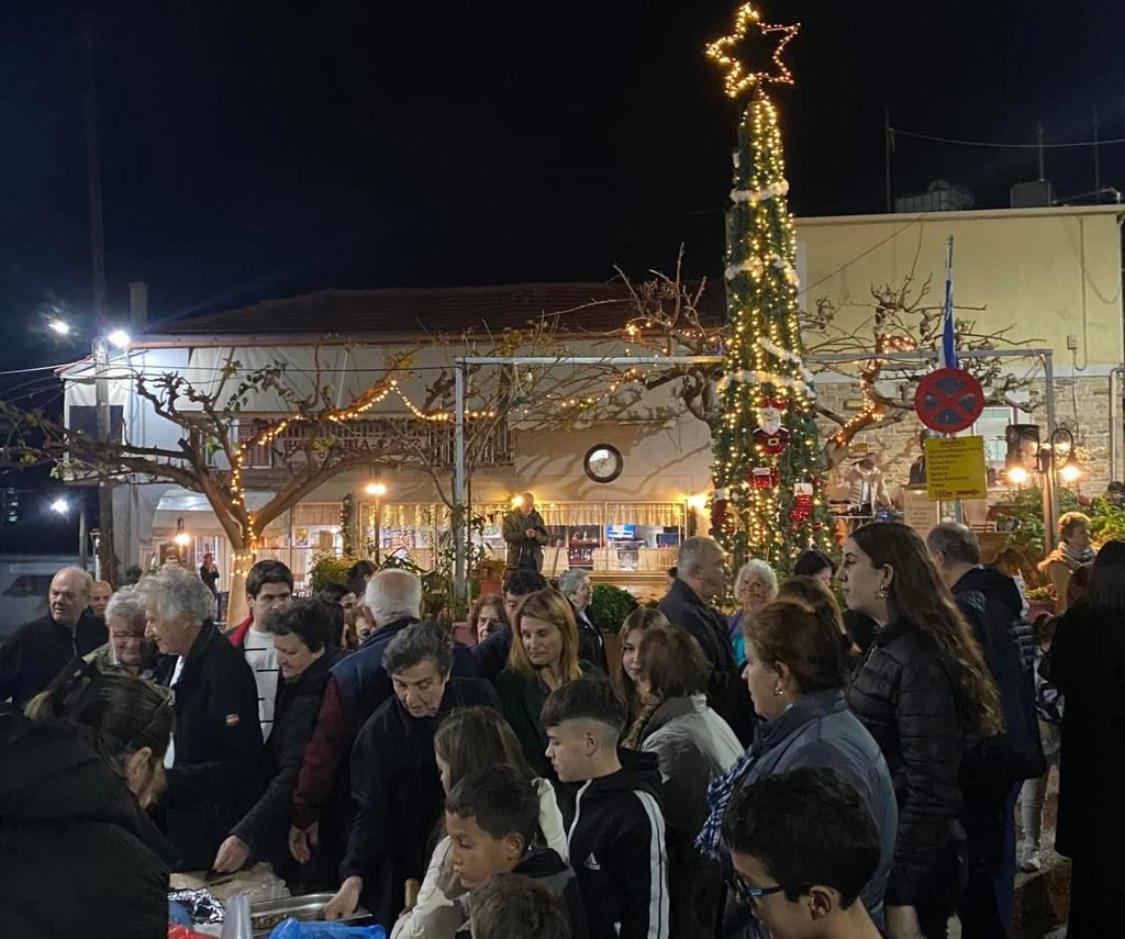 Εύβοια: Άλλο ένα χωριό στολίστηκε για τα Χριστούγεννα (εικόνες)