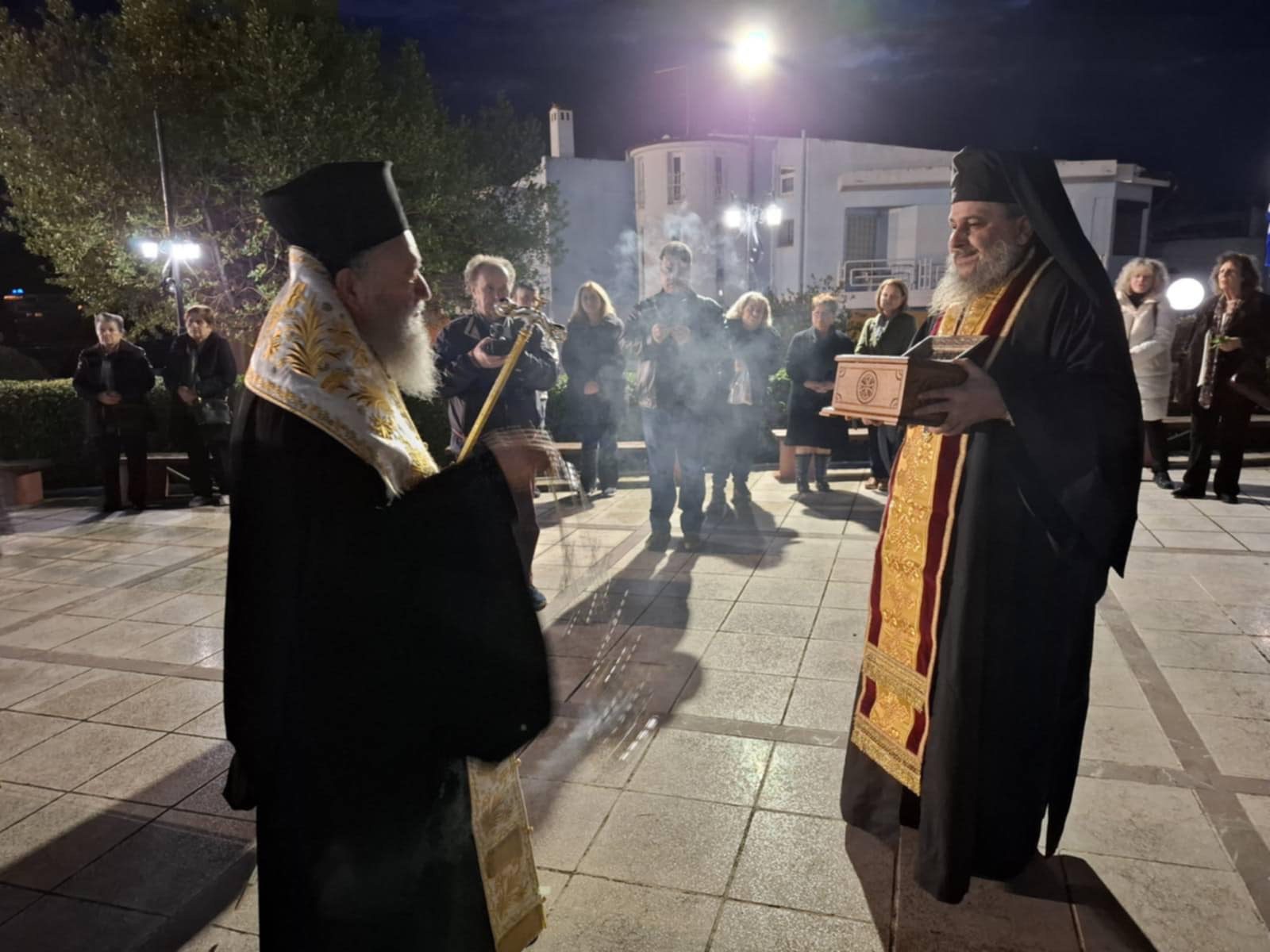 Οι Άγιοι Ραφαήλ, Νικόλαος και Ειρήνη στη Χαλκίδα – Λαμπρή υποδοχή!