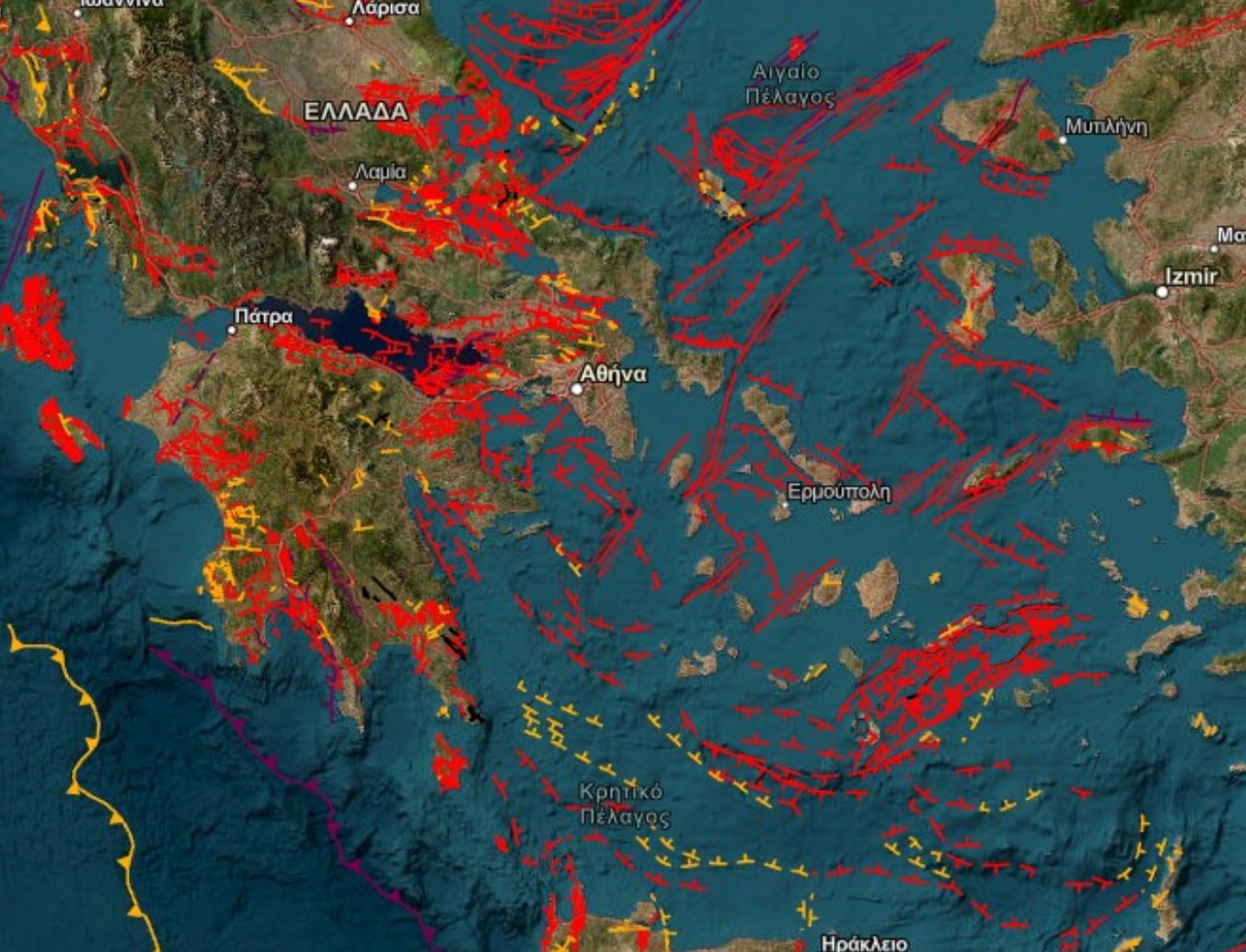 Σεισμοί: Πού είναι τα ενεργά ρήγματα στην Εύβοια