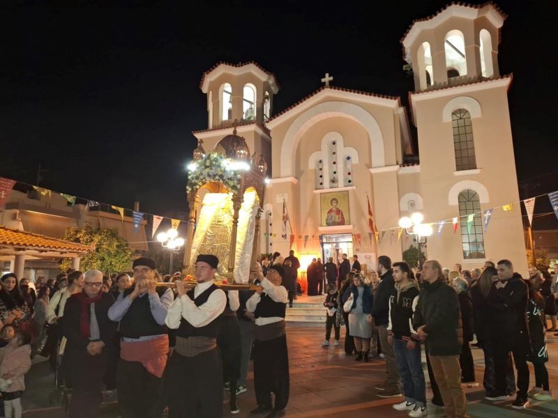 Εύβοια: Έτσι γιόρτασε τον Πολιούχο της Άγιο Τρύφωνα η Λάμψακος