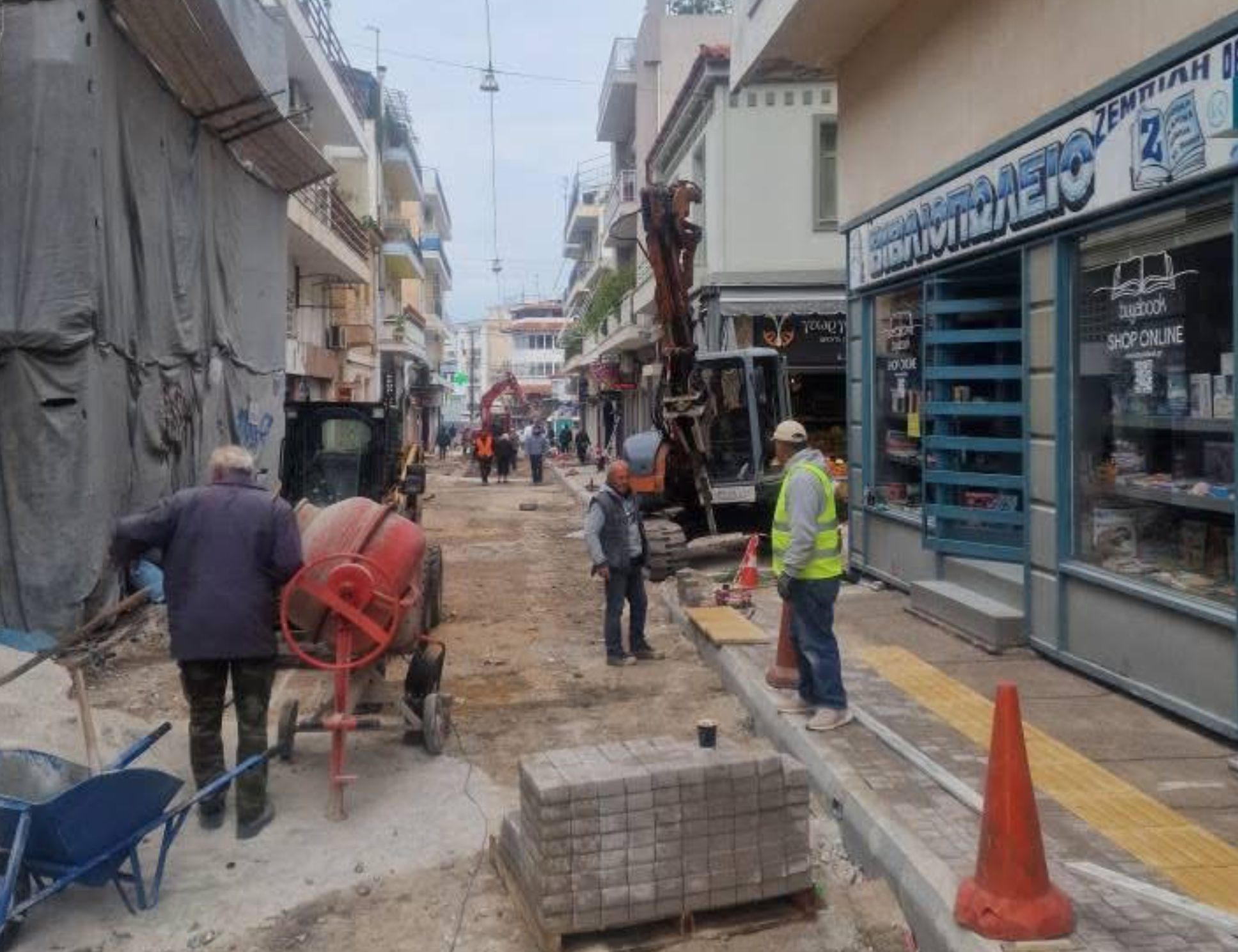 Έργα αναβάθμισης στην οδό Κριεζώτου στη Χαλκίδα