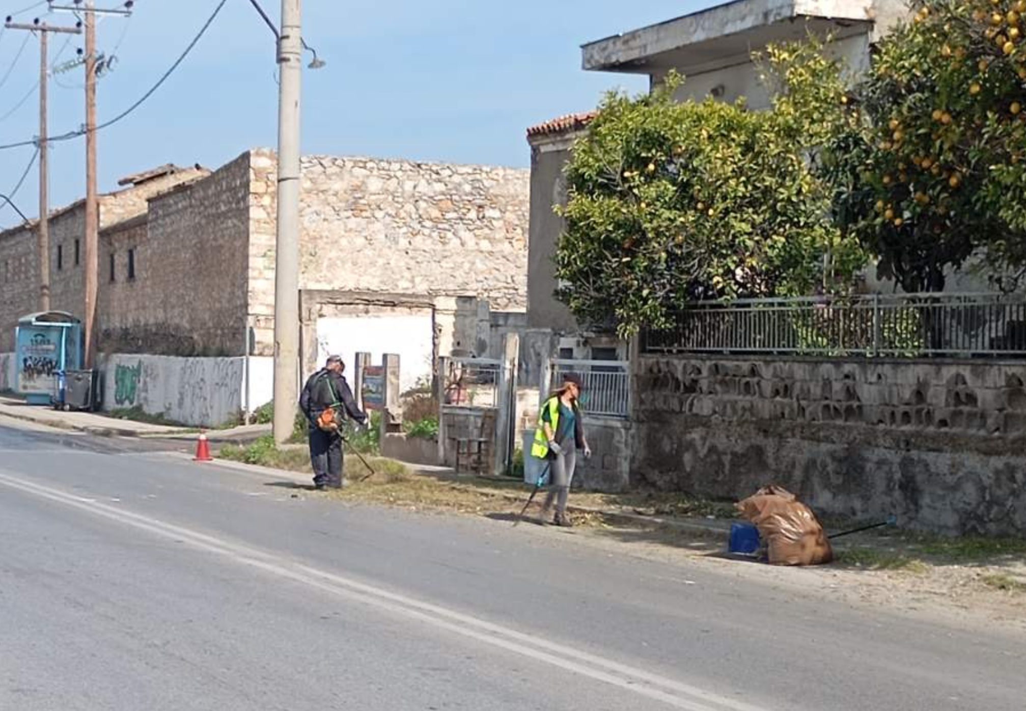 Συνεχίζονται τα έργα στους δρόμους της Χαλκίδας