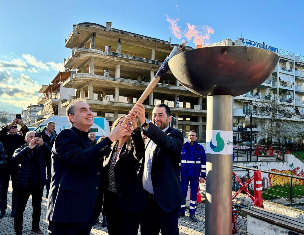 Νέα εποχή για τη Λιβαδειά: συνδέθηκε με το δίκτυο του φυσικού αερίου