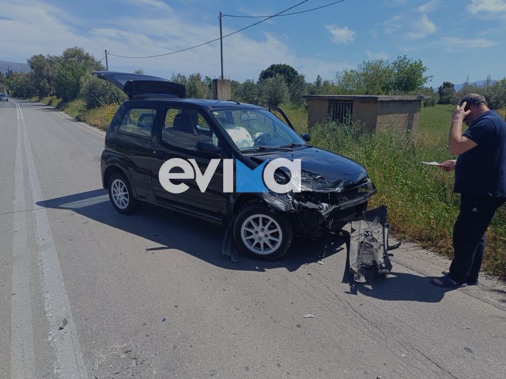 Τροχαίο στην Εύβοια: Καραμπόλα τριών αυτοκινήτων- Εικόνες